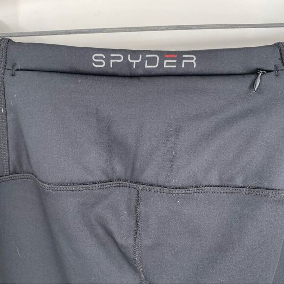 Spyder Women's Black High-Rise Leggings size L - Picture 4 of 5